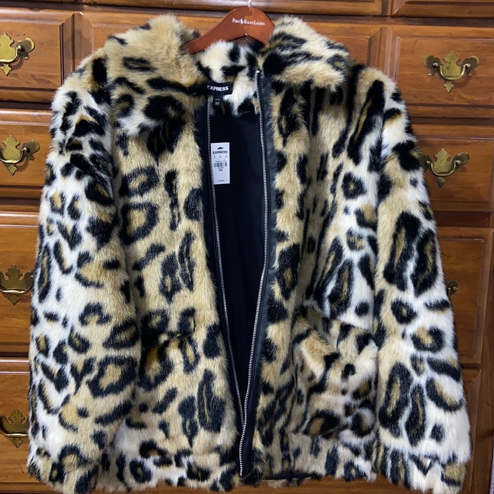 Cheetah print jacket